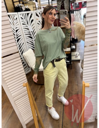 Pantalone Memphis Limone