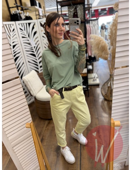Pantalone Memphis Limone