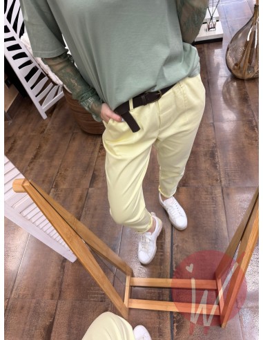Pantalone Memphis Limone