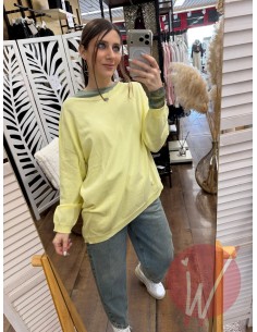 Maglia Asimmetrica Jane Giallo