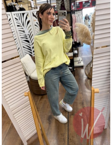 Maglia Asimmetrica Jane Giallo