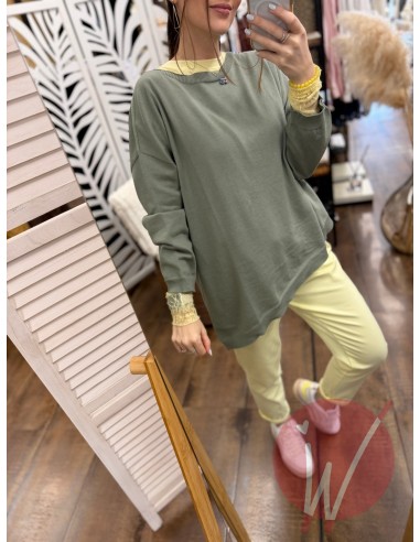 Maglia Asimmetrica Jane Salvia