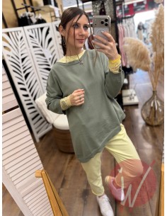 Maglia Asimmetrica Jane Salvia