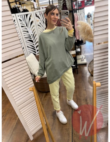 Maglia Asimmetrica Jane Salvia