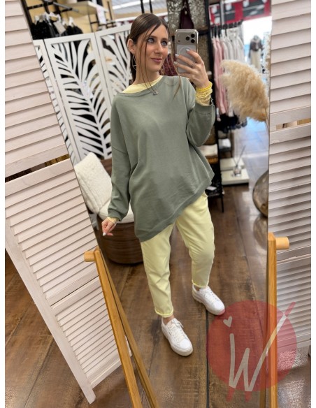 Maglia Asimmetrica Jane Salvia