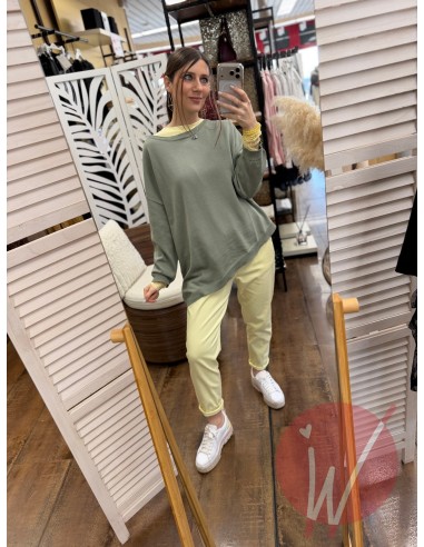 Maglia Asimmetrica Jane Salvia