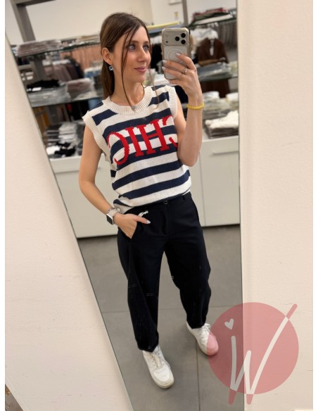 Pantalone Ovetto Cuba Blu