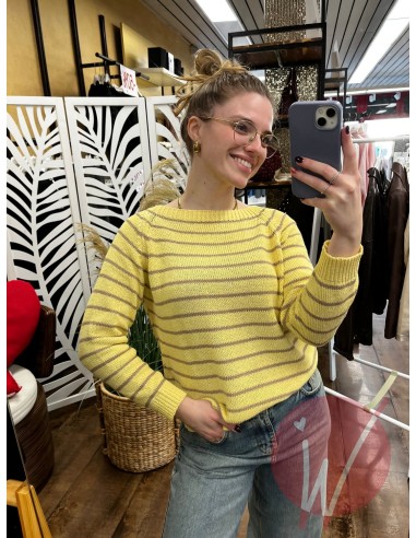 Maglie Righe Anita Giallo