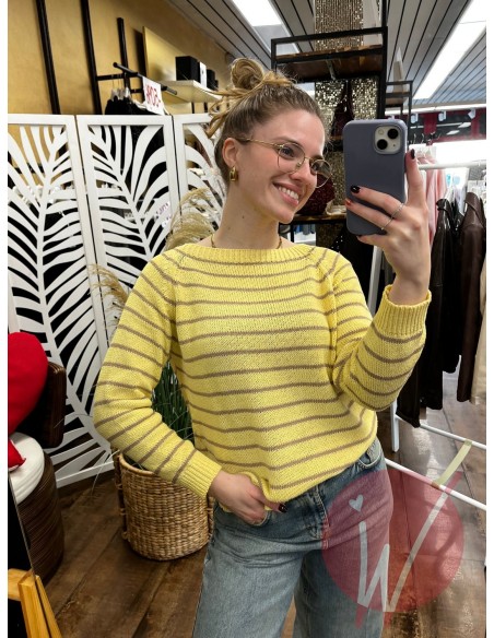 Maglie Righe Anita Giallo