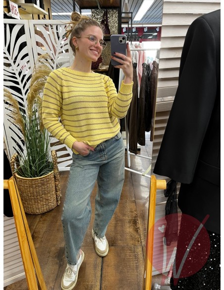 Maglie Righe Anita Giallo