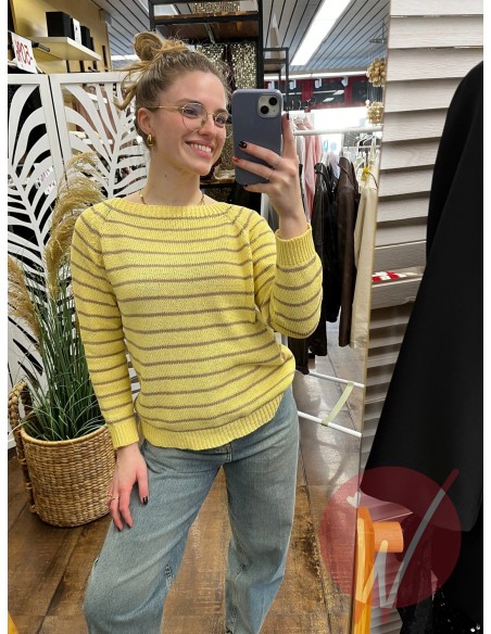 Maglie Righe Anita Giallo