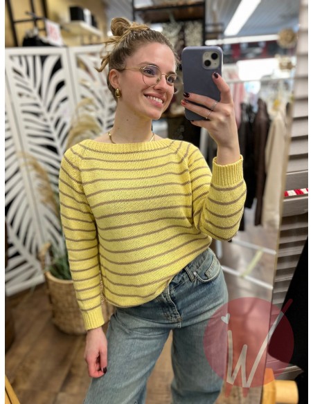 Maglie Righe Anita Giallo