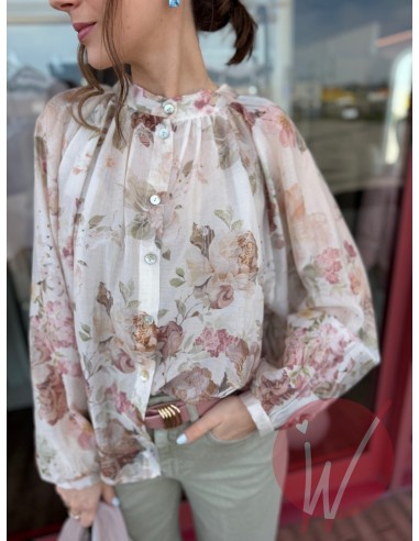 Camicia Flora Burro