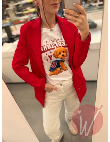 Blazer Balmain Rosso