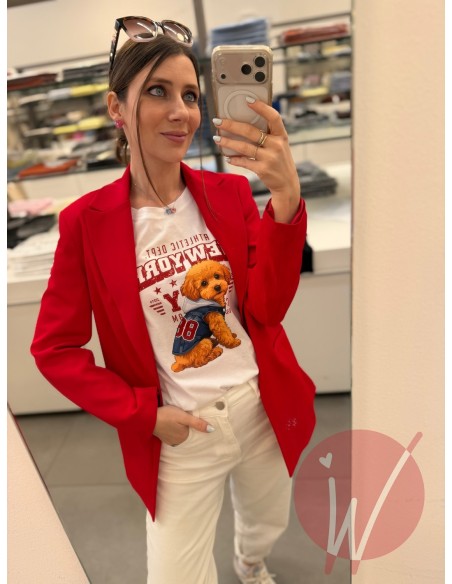 Blazer Balmain Rosso