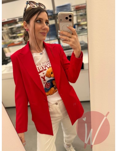 Blazer Balmain Rosso