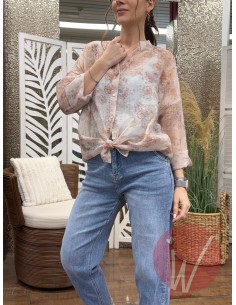 Camicia Fleur Rosa Cipria 2