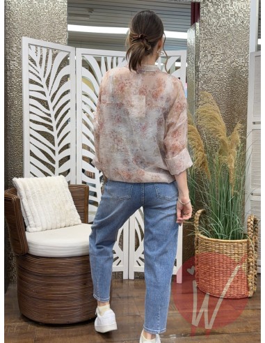 Camicia Fleur Rosa Cipria