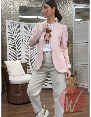 Giacca Panama Cipria