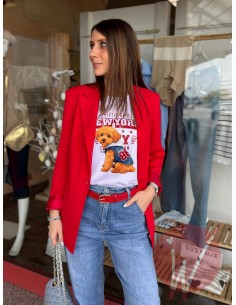 Blazer Balmain Rosso