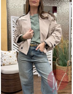 Trench Corto Dublino Burro