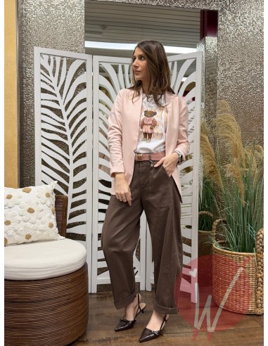 Giacca Panama Cipria