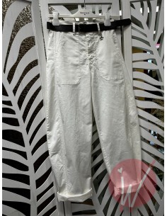 Pantalone Ovetto Boston Panna