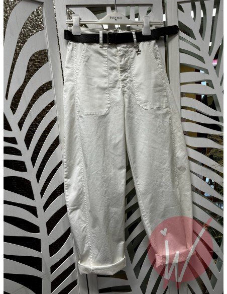 Pantalone Ovetto Boston Panna