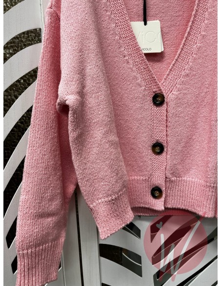 Cardigan Rosa Baby -VICOLO-