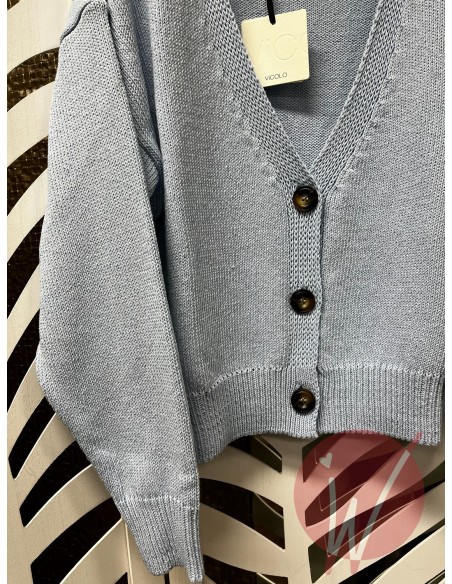 Cardigan Celeste -VICOLO-