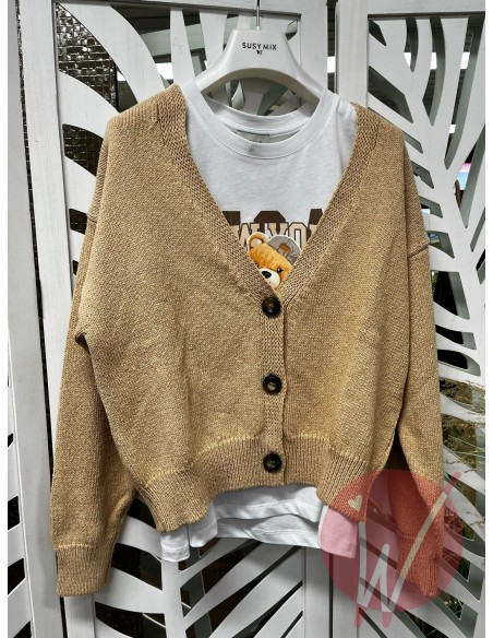 Cardigan Cammello -VICOLO-