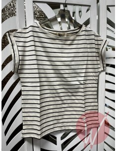 T-Shirt Stripes Blu -VICOLO-