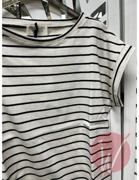 T-Shirt Stripes Blu-VICOLO-