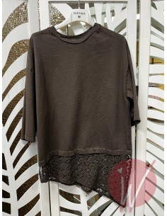 T-Shirt Crochet Spacco Moro