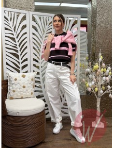 Pantalone Ovetto Boston Panna