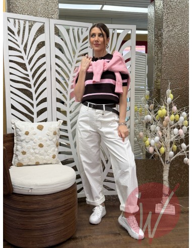 Pantalone Ovetto Boston Bianco