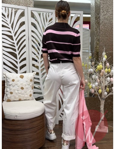 Pantalone Ovetto Boston Bianco
