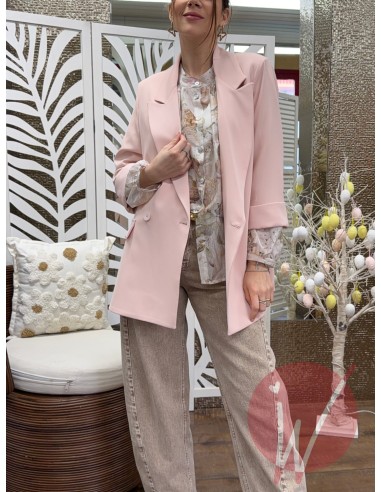 Blazer Faith Rosa Cipria -VICOLO-