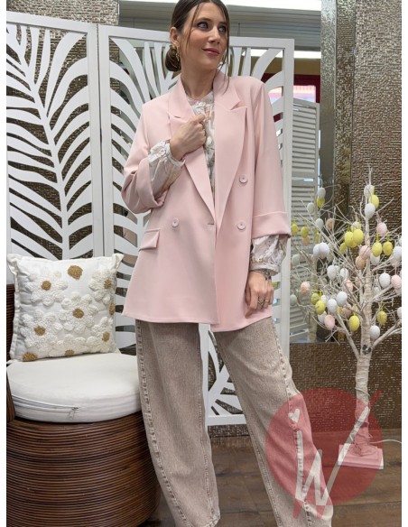 Blazer Faith Rosa Cipria -VICOLO-