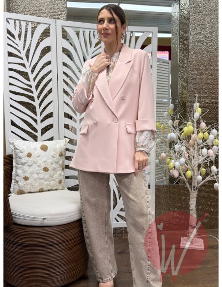 Blazer Faith Rosa Cipria -VICOLO-