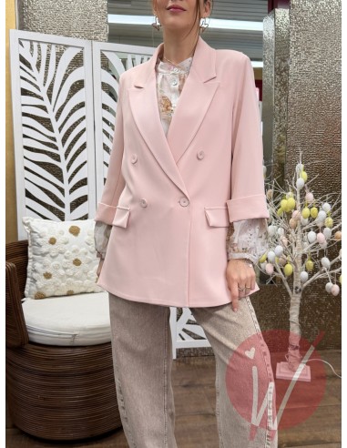 Blazer Faith Rosa Cipria -VICOLO-
