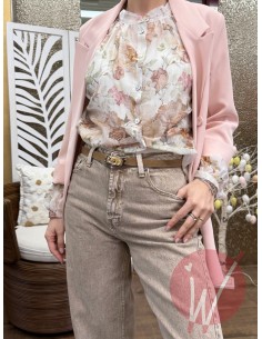 Cintura Scamosciata Cammello