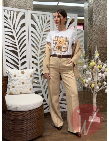 T-Shirt Teddy NY Beige