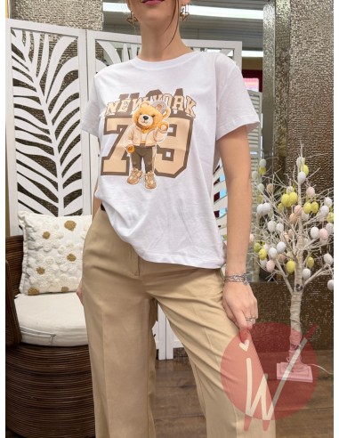 T-Shirt Teddy NY Beige