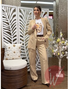 Tailleur Catherine Beige -VICOLO- 2