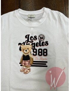 T-Shirt Teddy LA Bianco