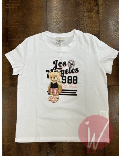 T-Shirt Teddy LA Bianco 2