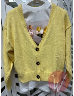 Cardigan Hope Giallo -VICOLO-