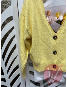 Cardigan Hope Giallo -VICOLO- 2