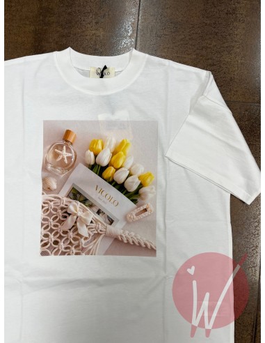 T-Shirt Tulip Giallo -VICOLO-